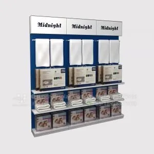 Wall Mounted Bedspreads Sheets Blankets Quilt Display Shelves