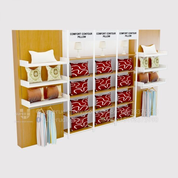 Wall Stand Bedding Pillow Display Shelf Showcase