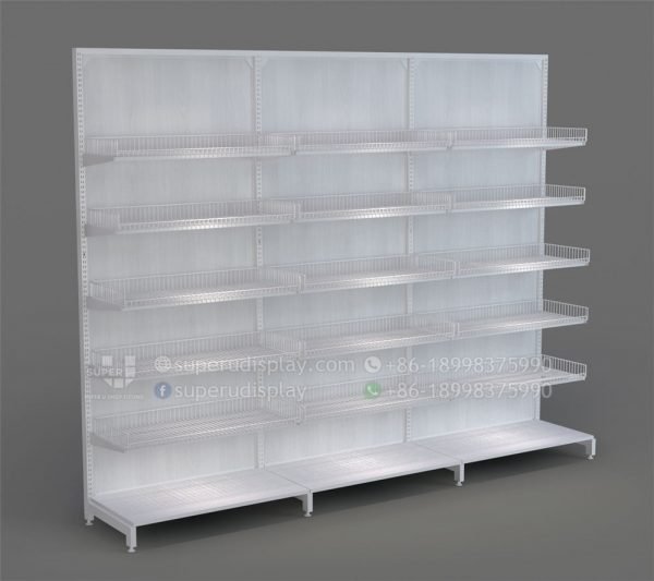 Wall Stand Supermarket Kitchenware and Table Ware Display Shelf Rack - Image 2