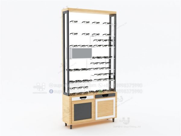 Fashion Wall Sunglass Display Shelf Unites with Acrylic Organizer - Image 3