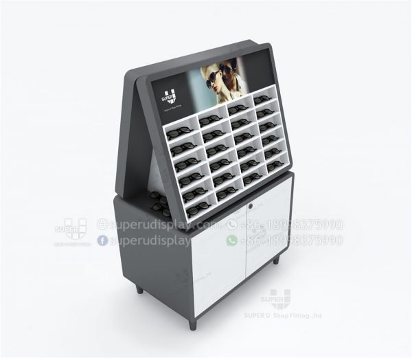 Fashion Wall Sunglass Display Shelf Unites with Acrylic Organizer - Image 4