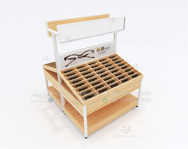 Fashion Wall Sunglass Display Shelf Unites with Acrylic Organizer - Image 5