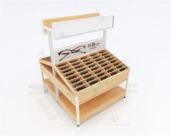 Fashion Wall Sunglass Display Shelf Unites with Acrylic Organizer - Image 5