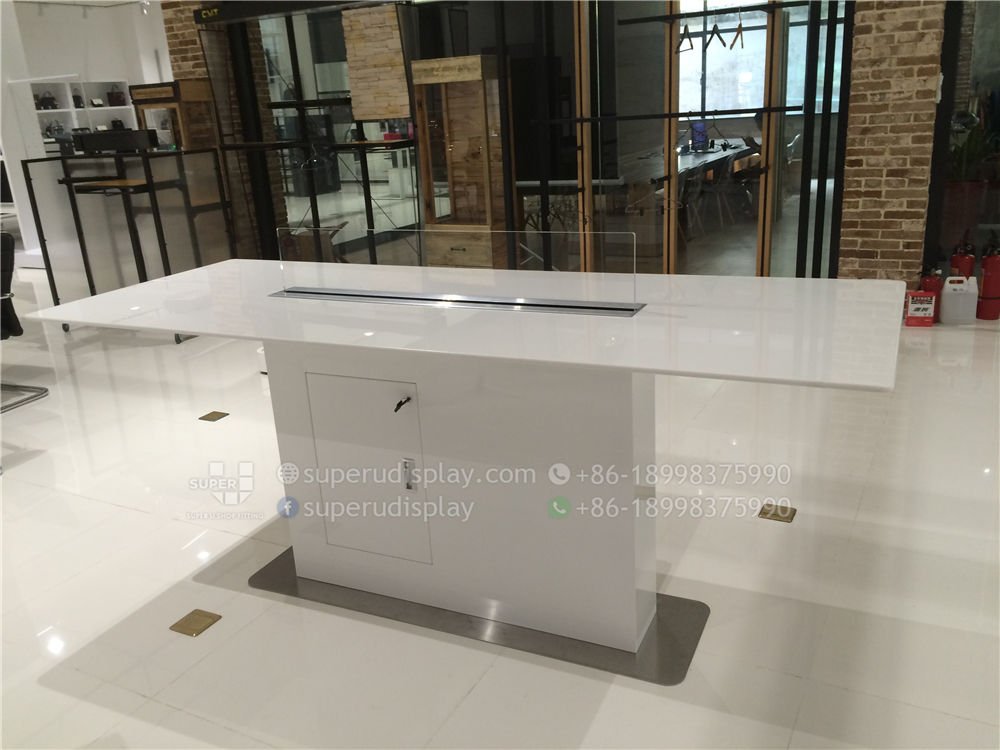 White on sale phone table