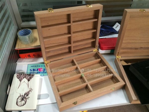 Wooden Sunglasses Display Tray Organizer Box - Image 3