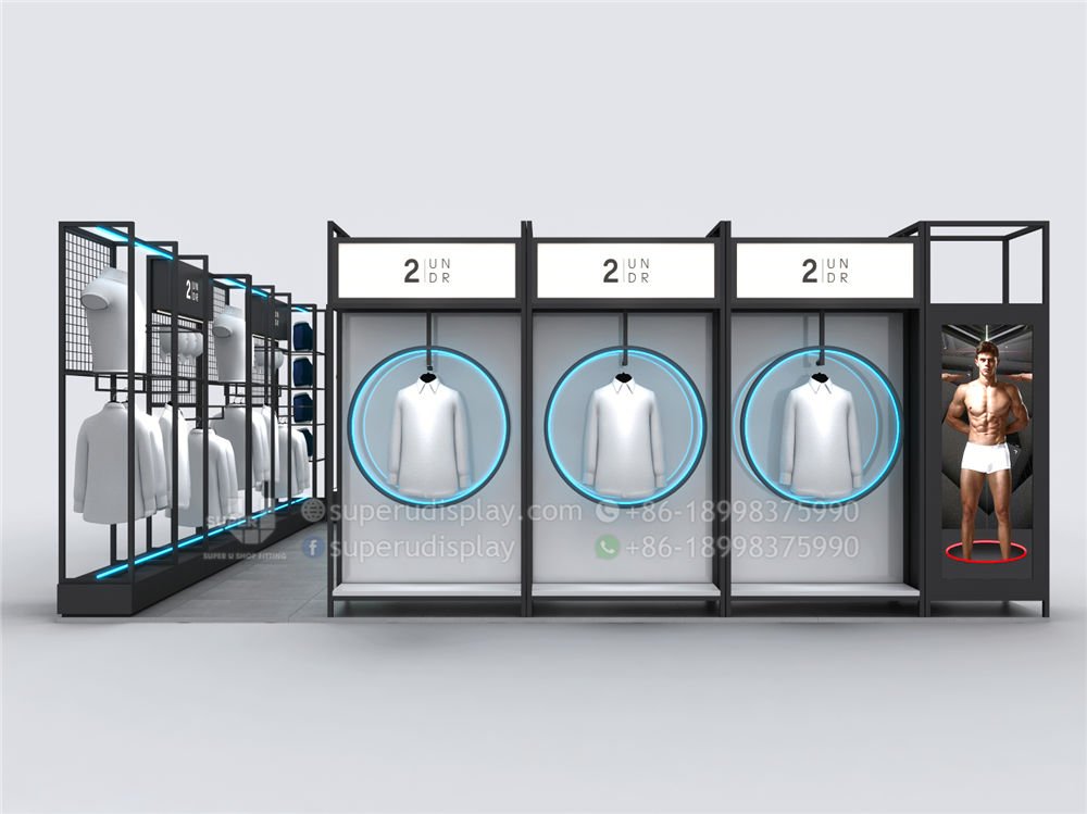 2UNDR Men's Underwear Store Design for Shopping Mall