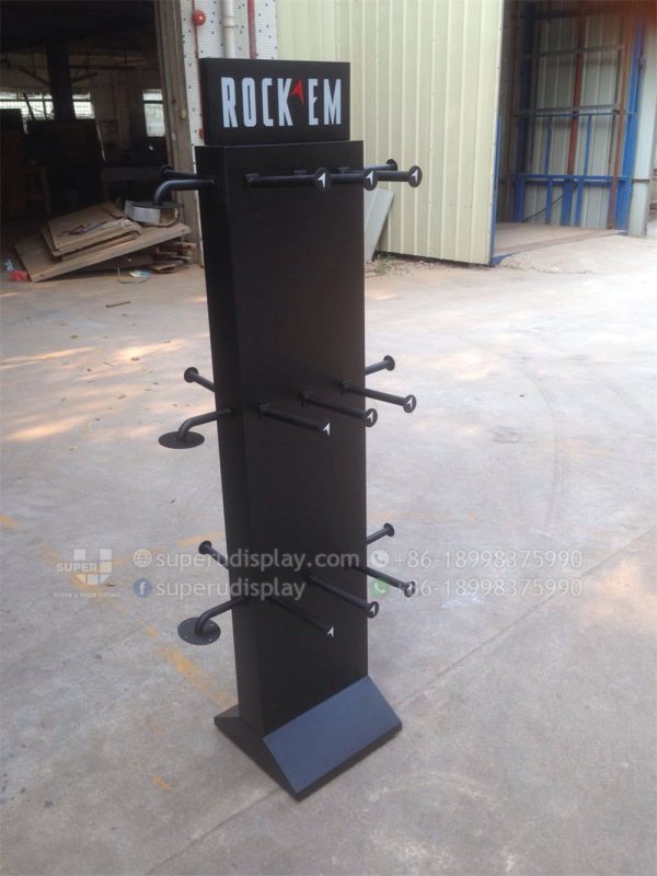 4 Sides Floorstanding Metal Sock Display Rack - Image 2