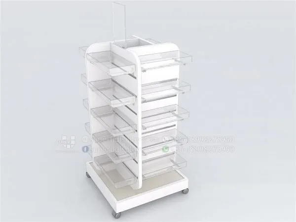 4 Way Acrylic Wallet Bag Shop Display Rack Stand - Image 2