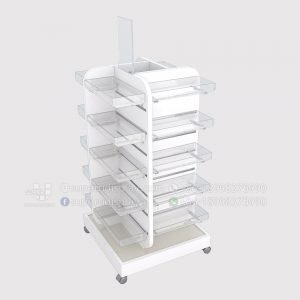 4 Way Acrylic Wallet Bag Shop Display Rack Stand