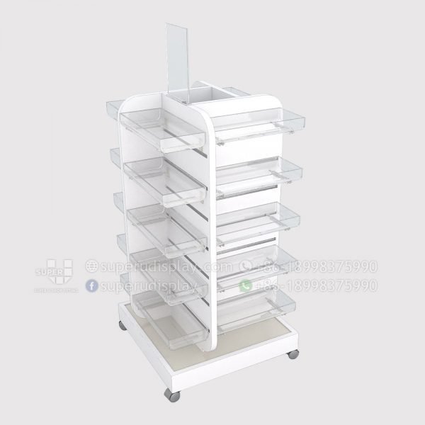 4 Way Acrylic Wallet Bag Shop Display Rack Stand