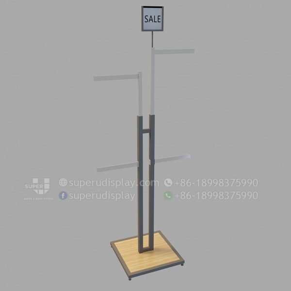 Adjustable 2 Way Free Standing Display Rack - Image 2