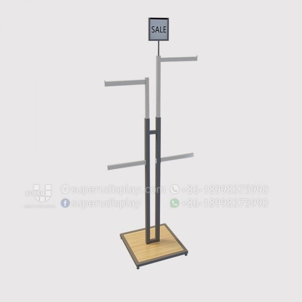 Adjustable 2 Way Free Standing Display Rack