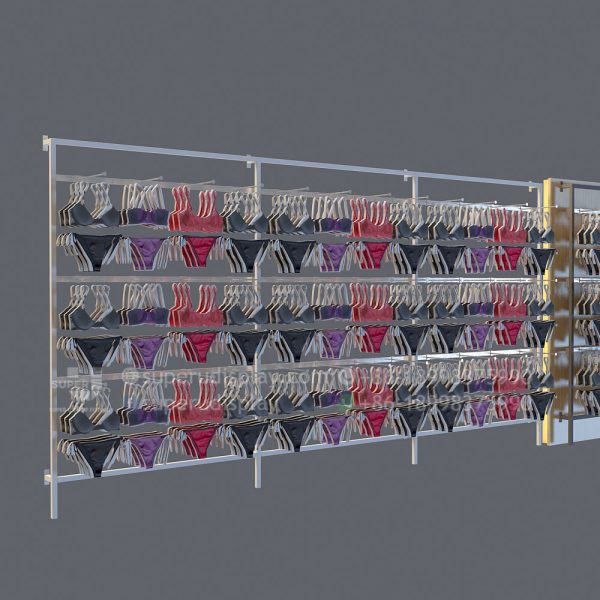 Boutique Wall Display Rack for Women's Clothing - Image 3