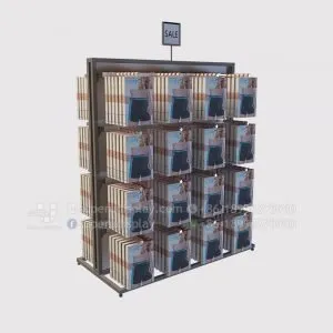 Floor Standing Gondola Retail Display Shelves for Men's Underwear