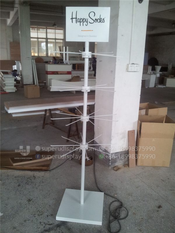 Floor Standing Socks Display Rack Spinner - Image 3