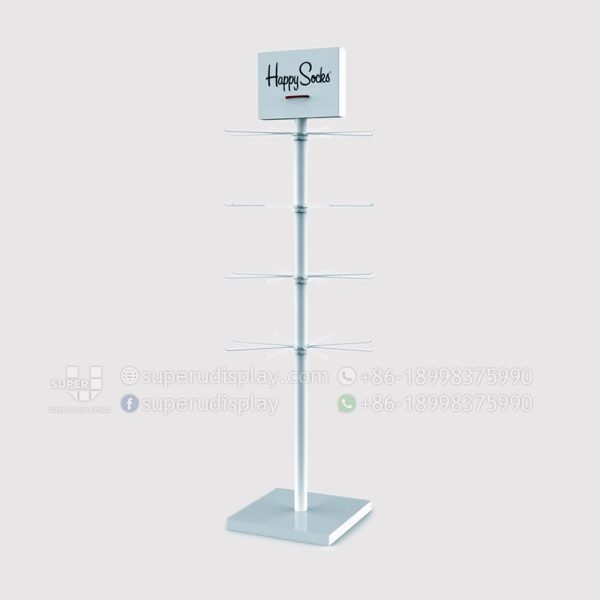 Floor Standing Socks Display Rack Spinner
