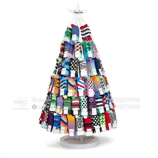 Floor Tree Design POS Merchandising Socks Display Unit - Image 2