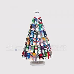 Floor Tree Design POS Merchandising Socks Display Unit