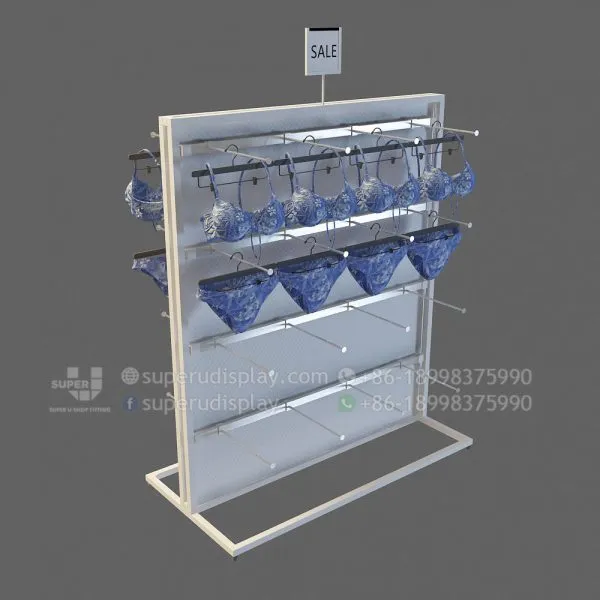 Freestanding Gondola Retail Clothing Display for Menswear - Image 3