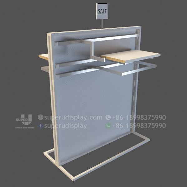 Freestanding Gondola Retail Clothing Display for Menswear - Image 4