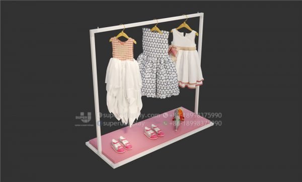 Freestanding Modular Fashion Retail Display Racks for Children - Image 2