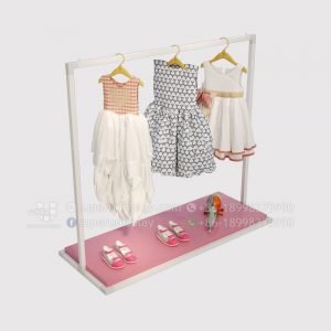 Freestanding Modular Fashion Retail Display Racks for Children