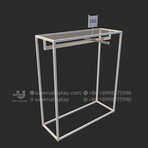 Metal Floor POS Boutique Clothing Display Racks - Image 4
