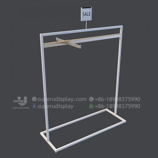 Metal Floor POS Boutique Clothing Display Racks - Image 5
