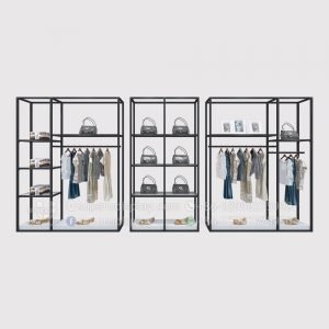 Modern Wall Stand Modular Boutique Clothing Display Racks