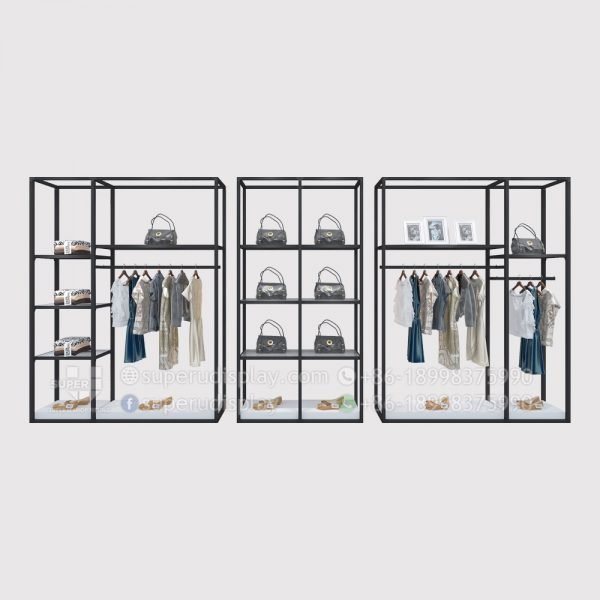 Modern Wall Stand Modular Boutique Clothing Display Racks
