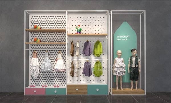 Modular Retail Wall Display Racks for Kids Store - Image 2
