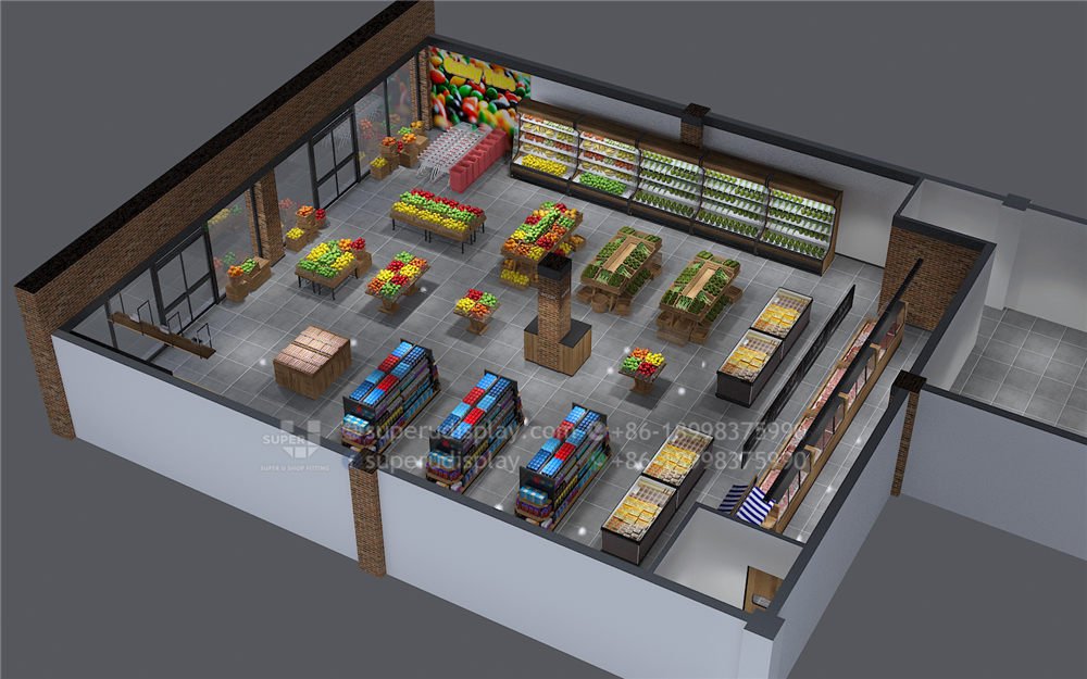 Muroj Fruit and Vegetable Shop Design