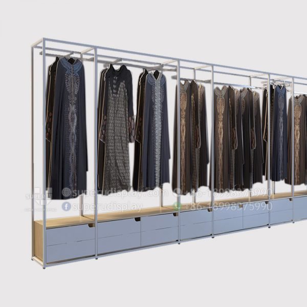 Retail Wall Display Stand Rack for Ladies Clothing