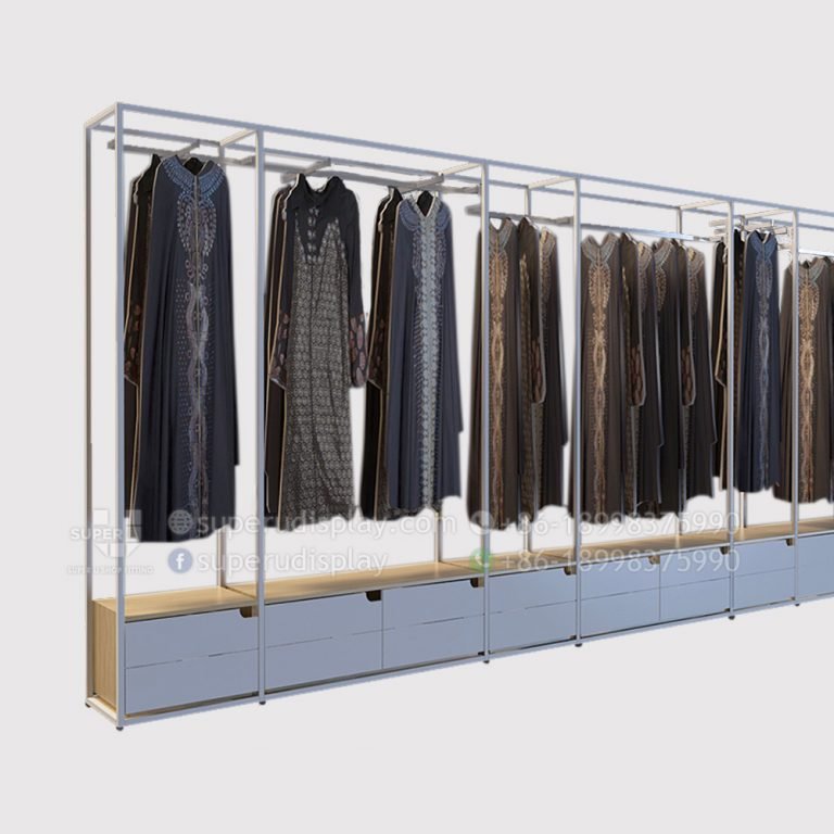 Custom Retail Wall Display Stand Rack for Ladies Clothing Manufacturer