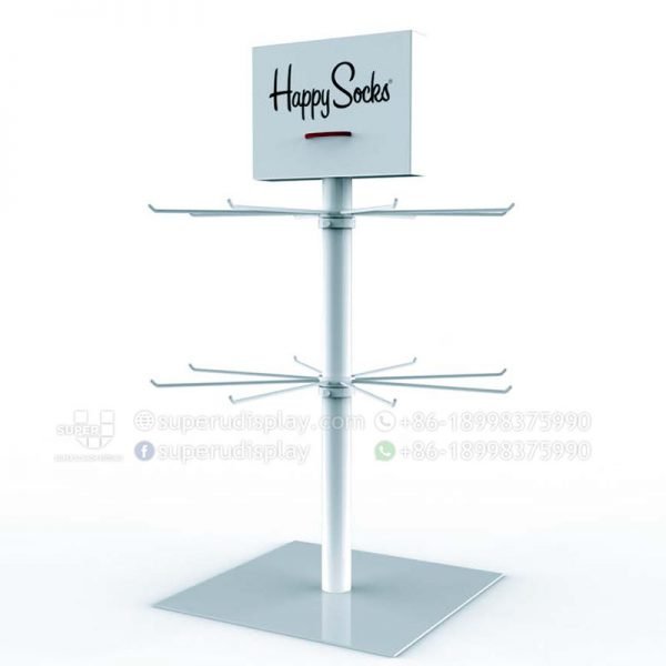 Rotating Countertop Metal Socks Display Stand - Image 2
