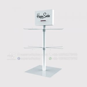 Rotating Countertop Metal Socks Display Stand