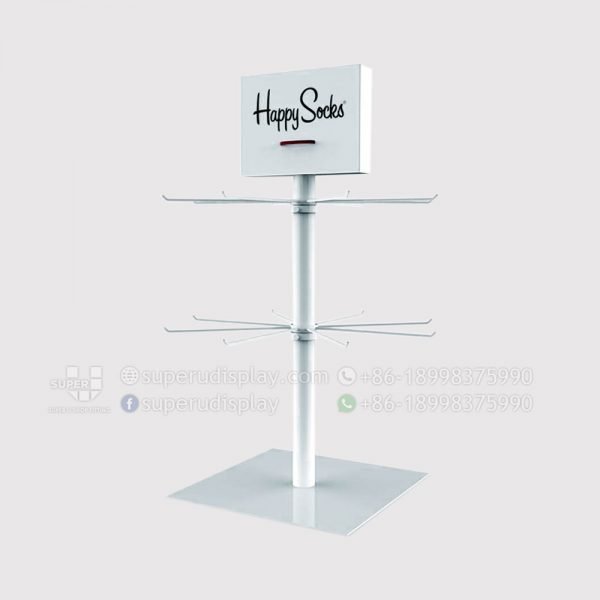 Rotating Countertop Metal Socks Display Stand