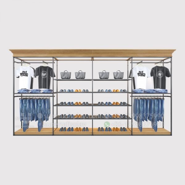 Vintage Modular Boutique Clothing Display Racks