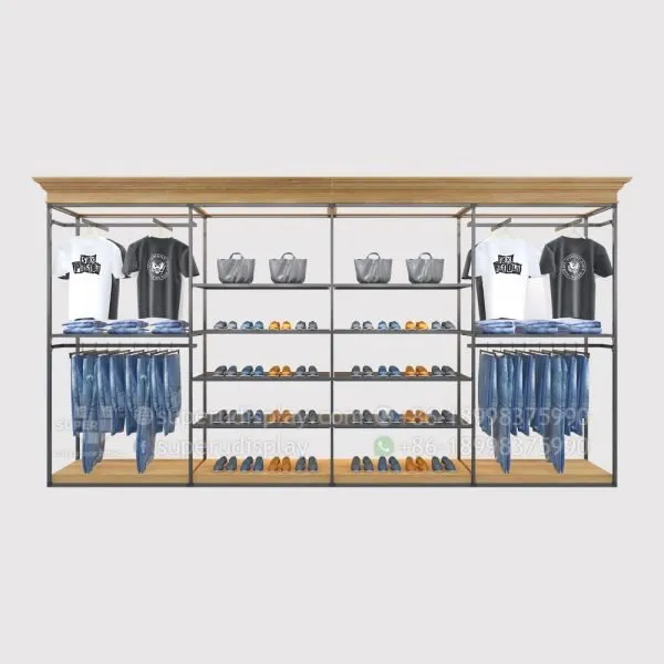 Vintage Modular Boutique Clothing Display Racks