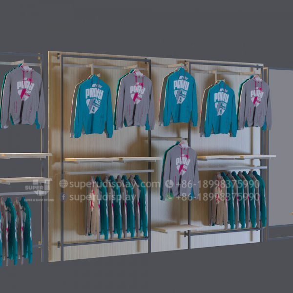Wall Mounted Display Rack for Retail Menswear Store - Image 3