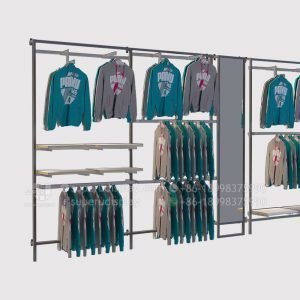 Wall Mounted Display Rack for Retail Menswear Store