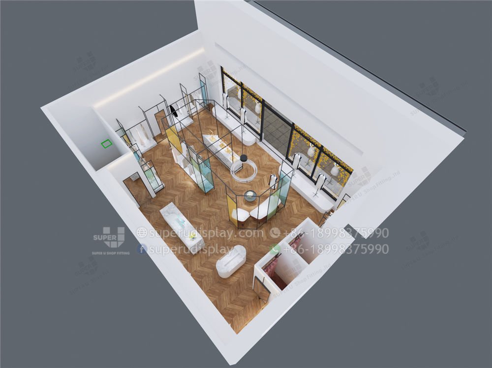 Zoshi & Co Small Clothes Shop Design