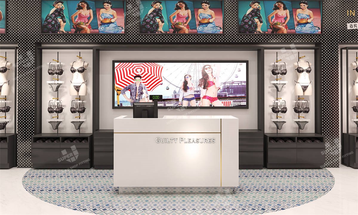 Guilty Pleasures Lingerie Shop Interior Design