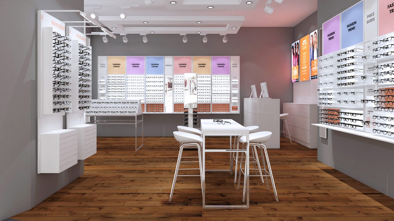 Choice Optical Optical Shop Interior Design