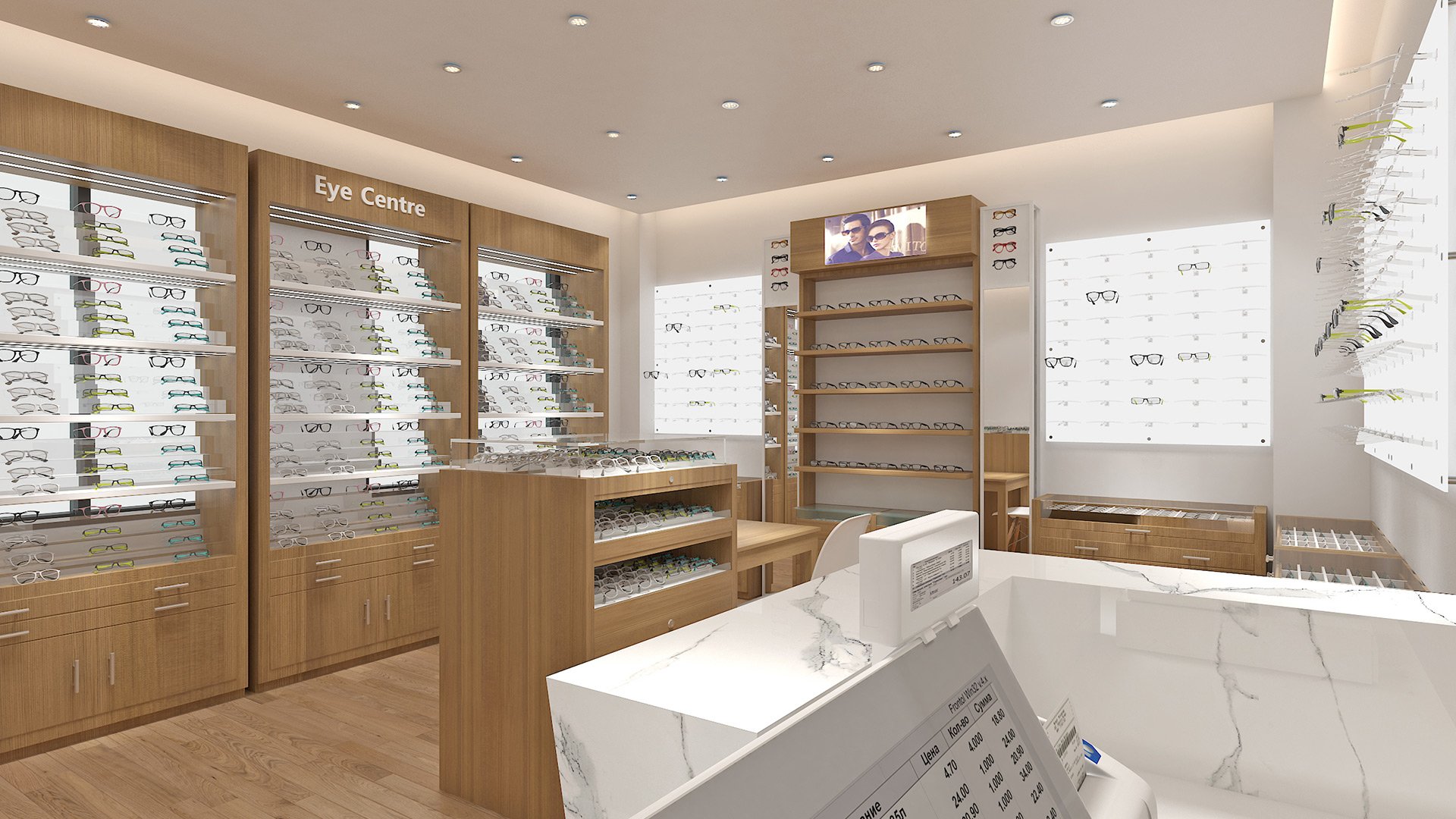 Bupa Optical Store Display Furniture