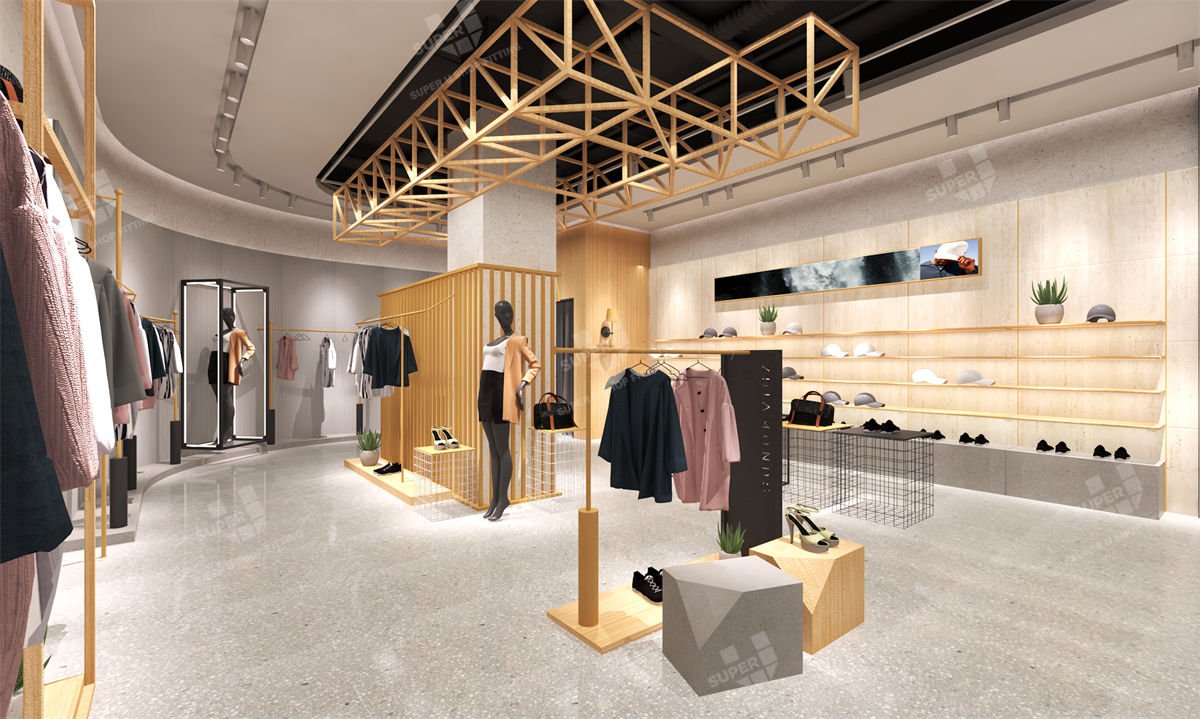 7Diamonds Brand Showroom Clothing Store Design Project