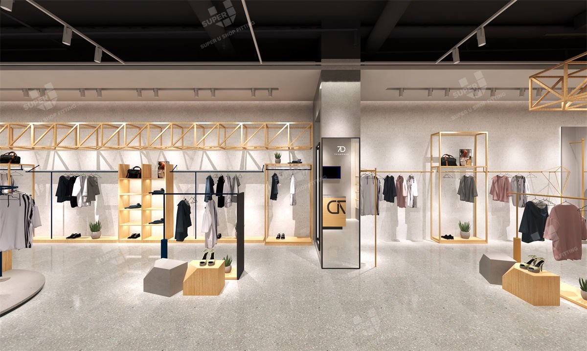 7Diamonds Brand Showroom Clothing Store Design Project