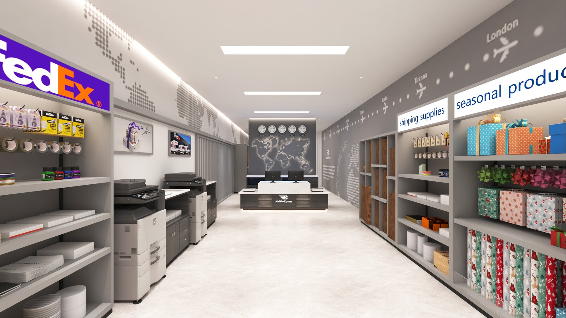 Mailbox Express Store Design Project
