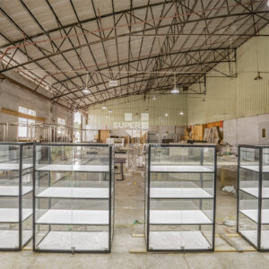 Glass Locking Display Cabinet for Jewellery