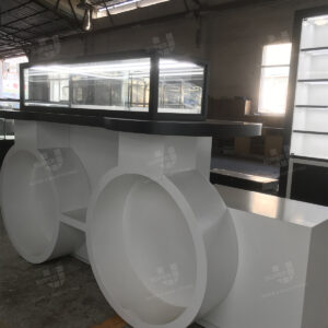 Glasses Shape Gondola Jewelry Display Counter